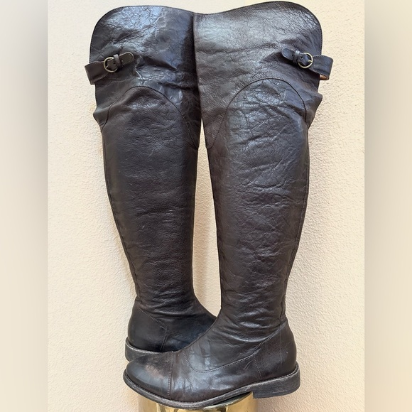 Authentic All Saints Leather Boots - Picture 1 of 11